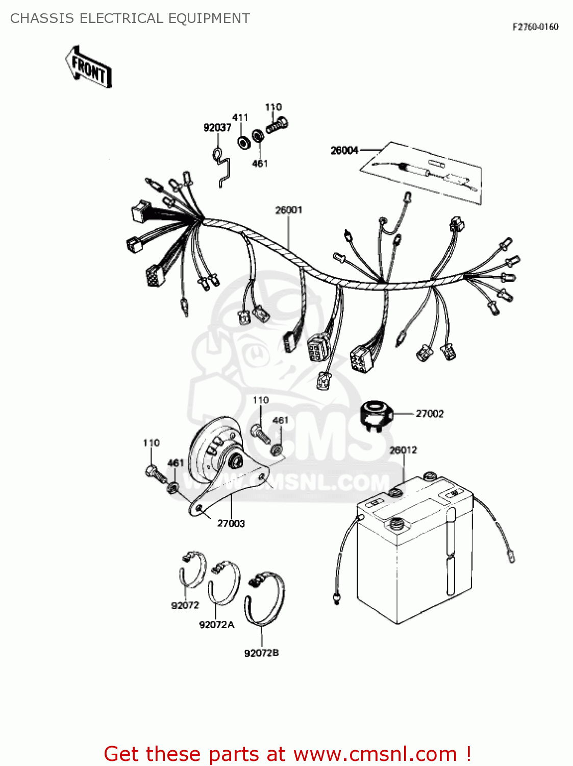 CHASSIS ELECTRICAL EQUIPMENT AR50A1 1982 USA