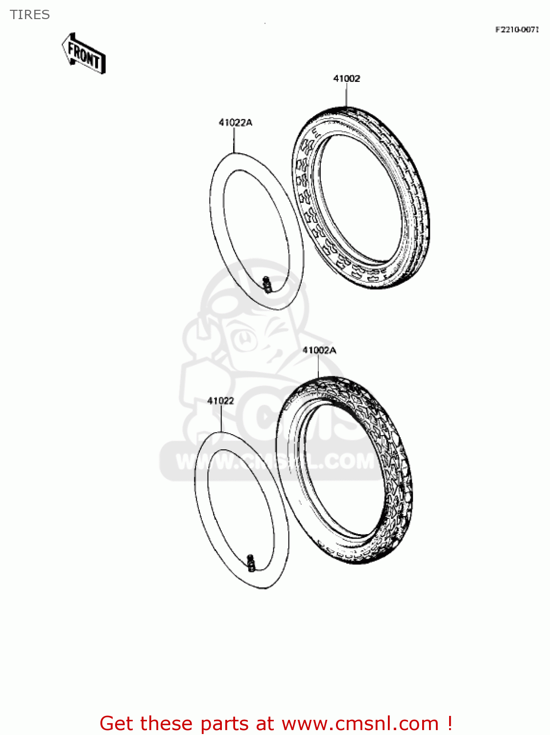 TIRES AR50A1 1982 USA