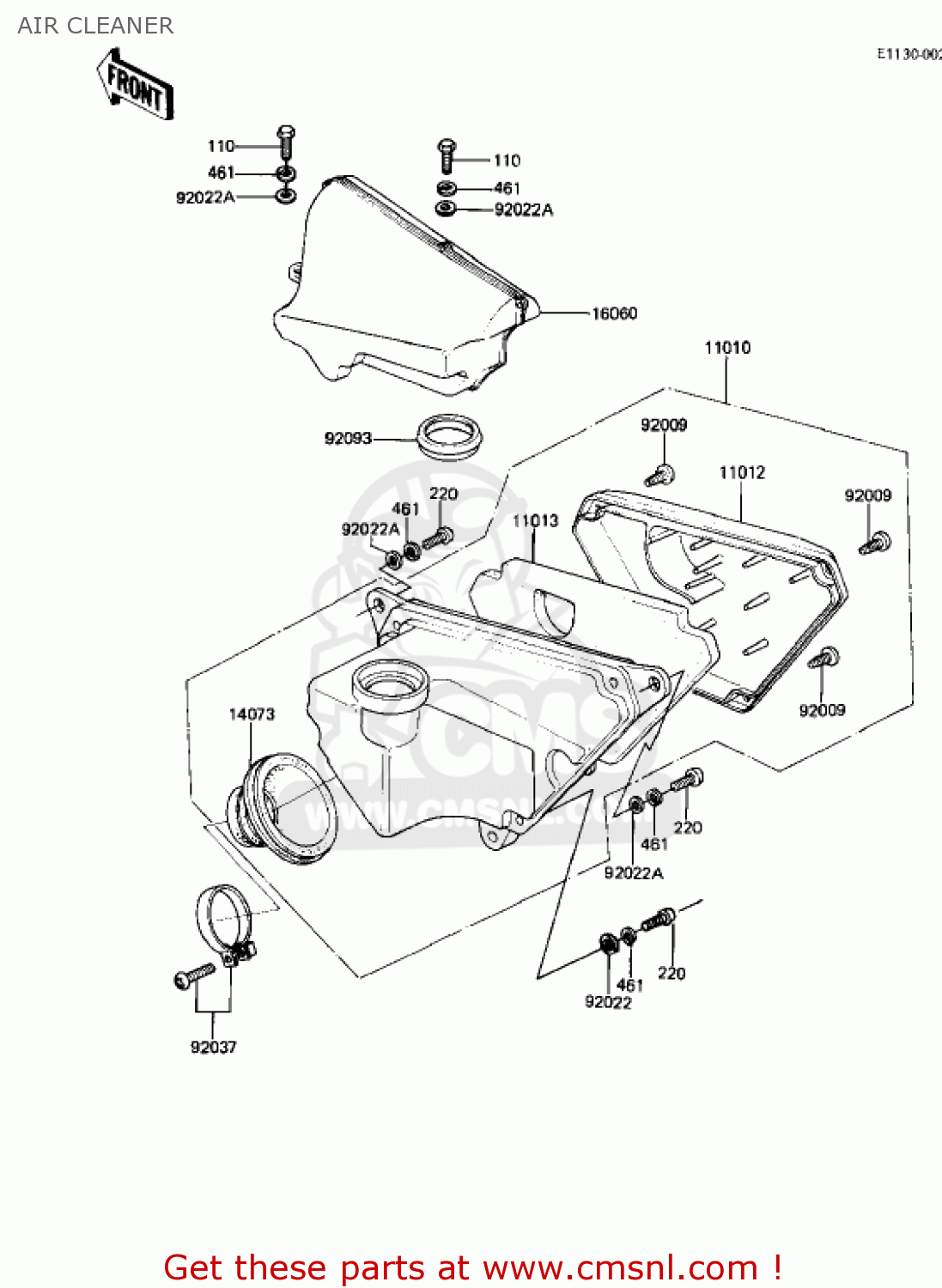 AIR CLEANER AR50A1 1982 USA