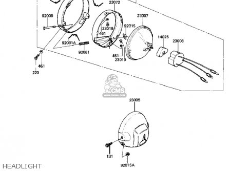 HEADLIGHT - AR50A1 1982 USA