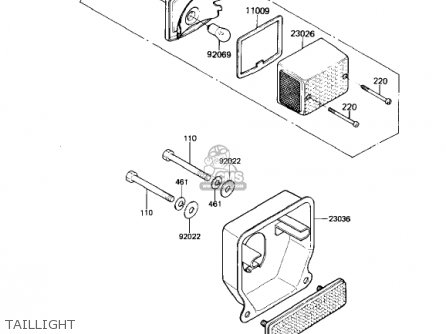 TAILLIGHT - AR50A1 1982 USA