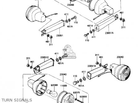 TURN SIGNALS - AR50A1 1982 USA