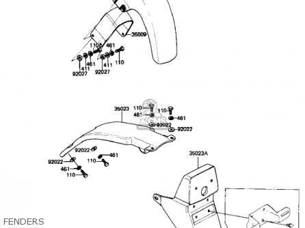 FENDERS - AR50A1 1982 USA