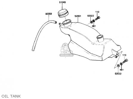 OIL TANK - AR50A1 1982 USA