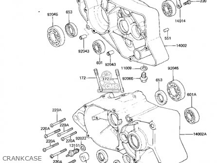 CRANKCASE - AR50A1 1982 USA