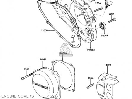 ENGINE COVERS - AR50A1 1982 USA