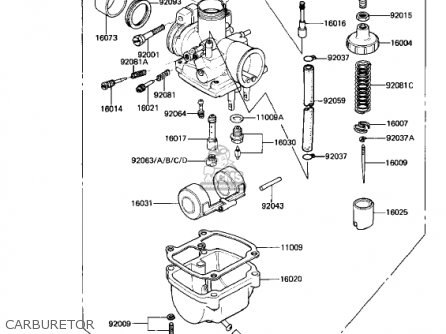 CARBURETOR - AR50A1 1982 USA