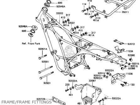 FRAME/FRAME FITTINGS - AR50A1 1982 USA