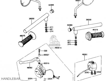 HANDLEBAR - AR50A1 1982 USA
