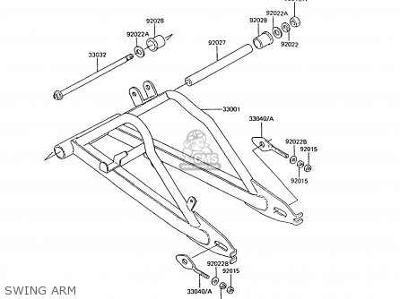 SWING ARM - AR50C10 1992 EUROPE UK NL GR SA