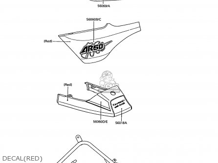DECAL(RED) - AR50C10 1992 EUROPE UK NL GR SA