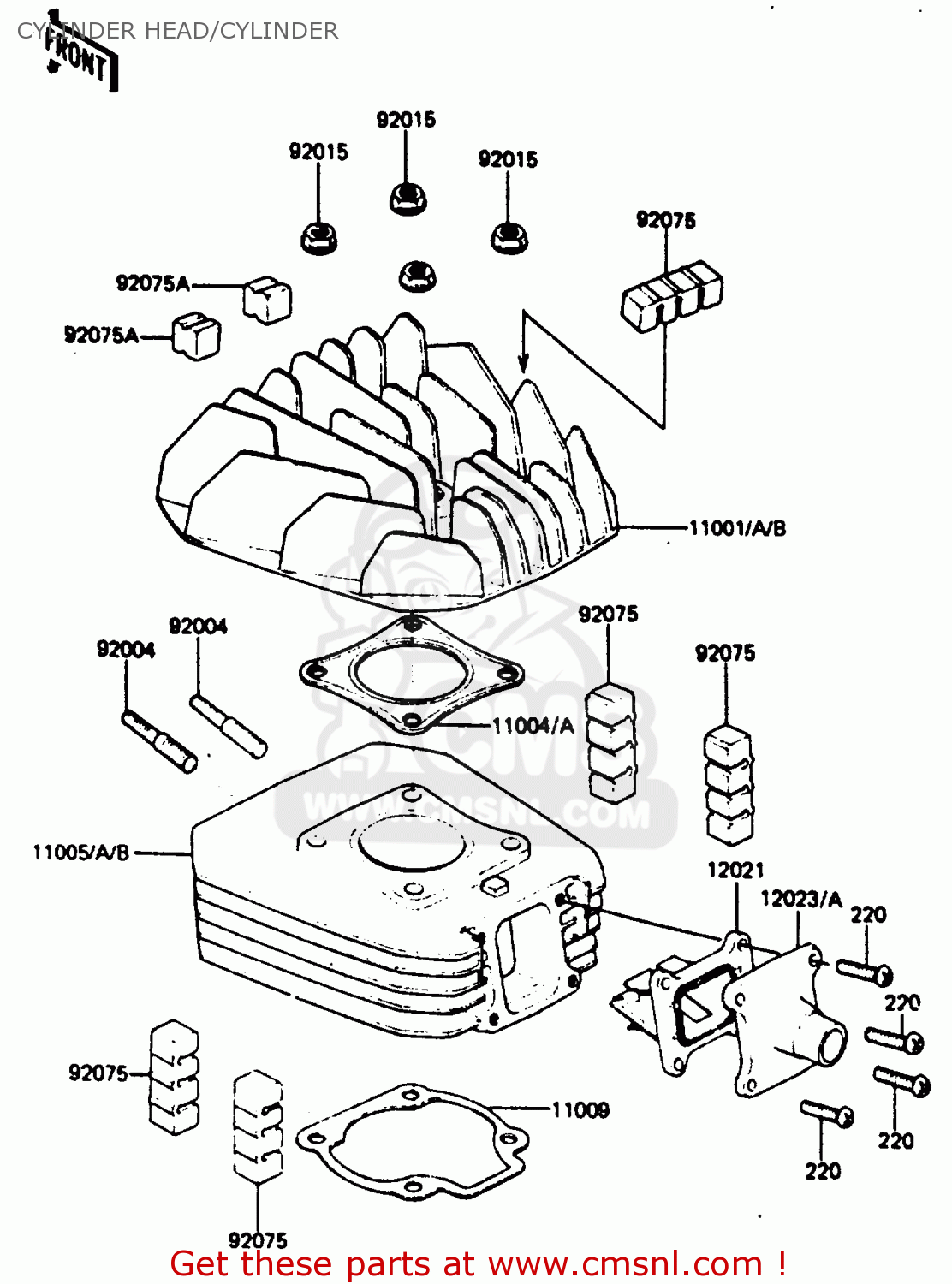 CYLINDER HEAD/CYLINDER AR50C2 1984 UNITED KINGDOM GR ST