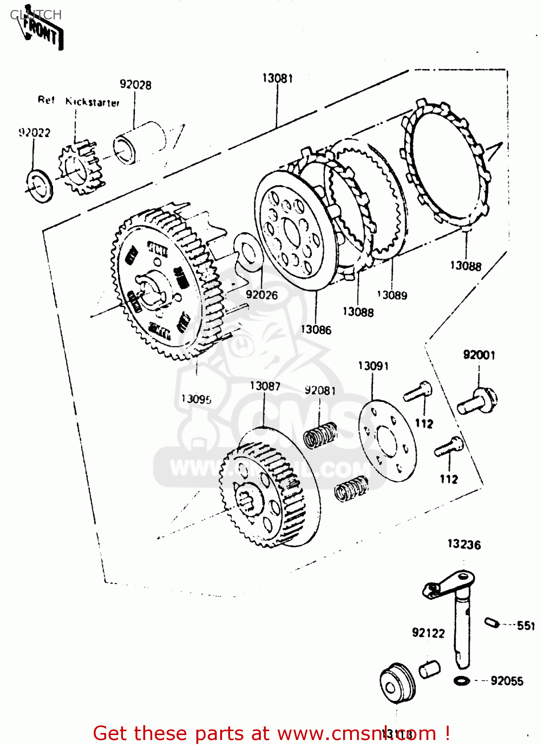 CLUTCH AR50C2 1984 UNITED KINGDOM GR ST