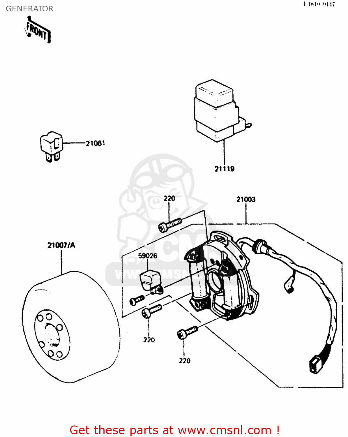 GENERATOR AR50C2 1984 UNITED KINGDOM GR ST