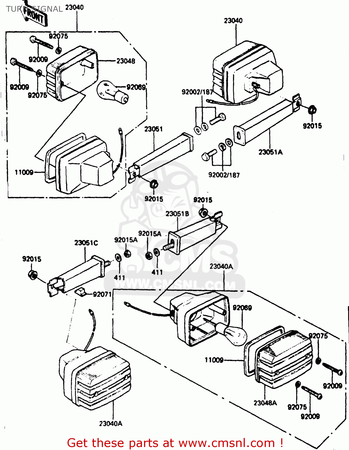 TURN SIGNAL AR50C2 1984 UNITED KINGDOM GR ST