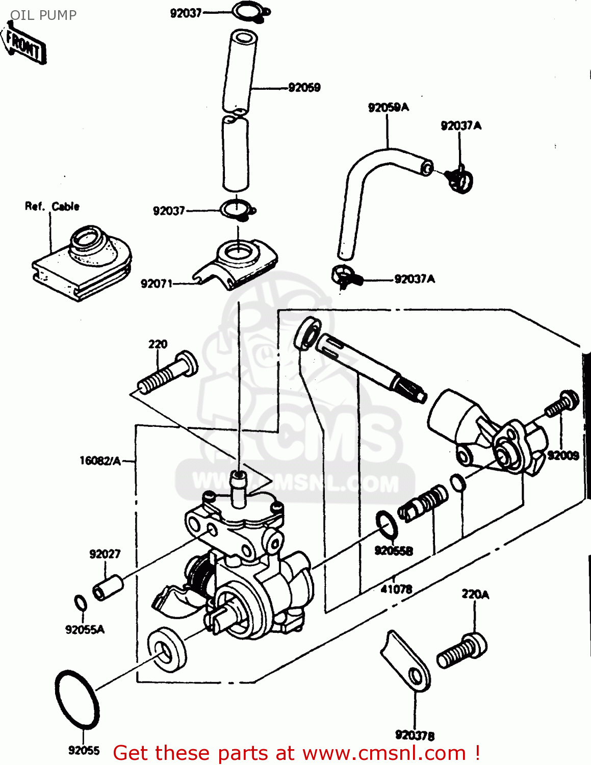 OIL PUMP AR50C3 1985 EUROPE UK GR ST