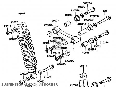 SUSPENSION/SHOCK ABSORBER - AR50C3 1985 EUROPE UK GR ST