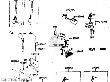 IGNITION SWITCH - AR50C3 1985 EUROPE UK GR ST