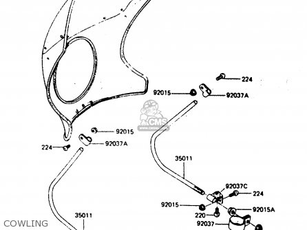 COWLING - AR50C3 1985 EUROPE UK GR ST