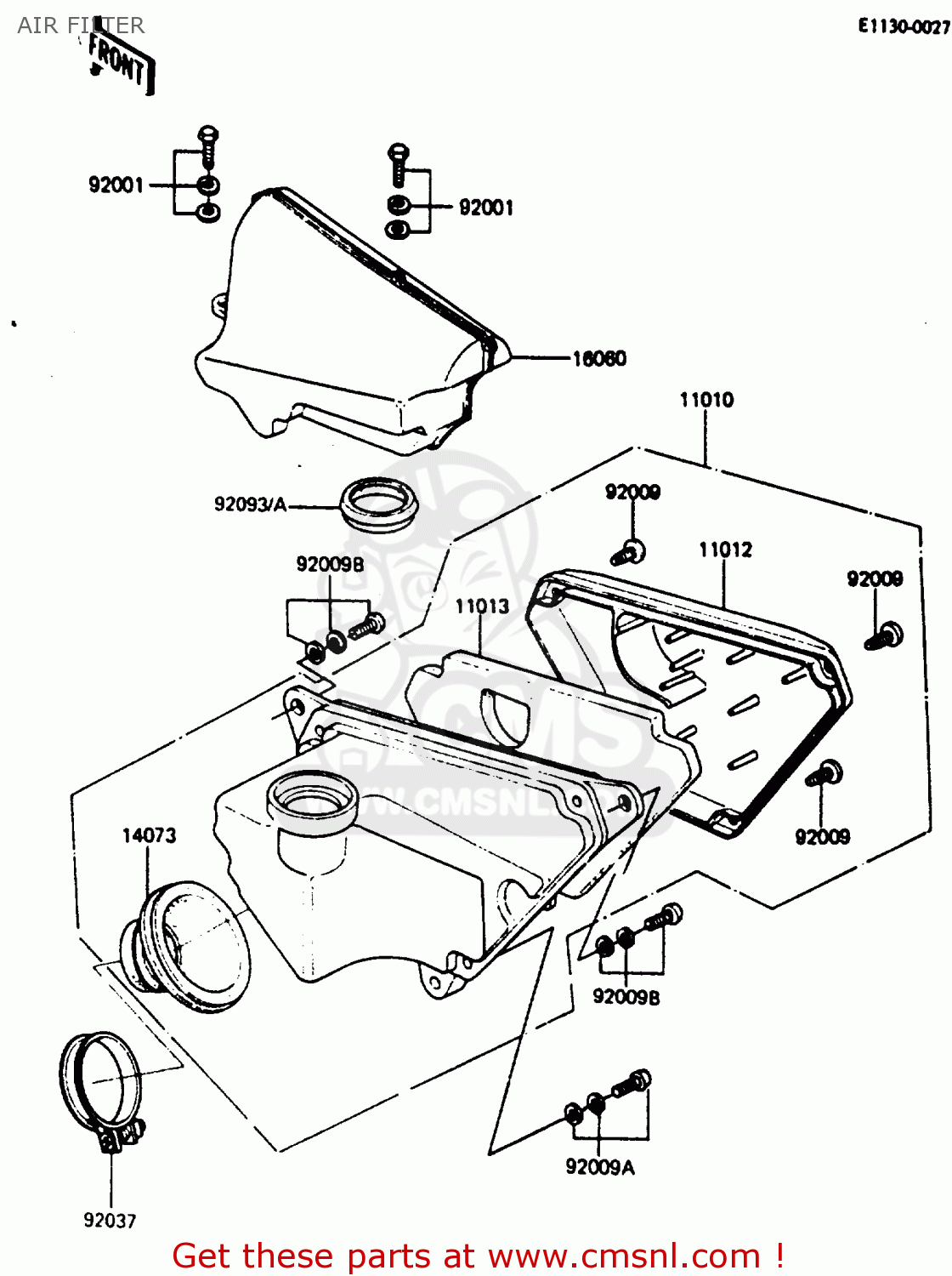AIR FILTER AR50C5 1987 EUROPE UK GR