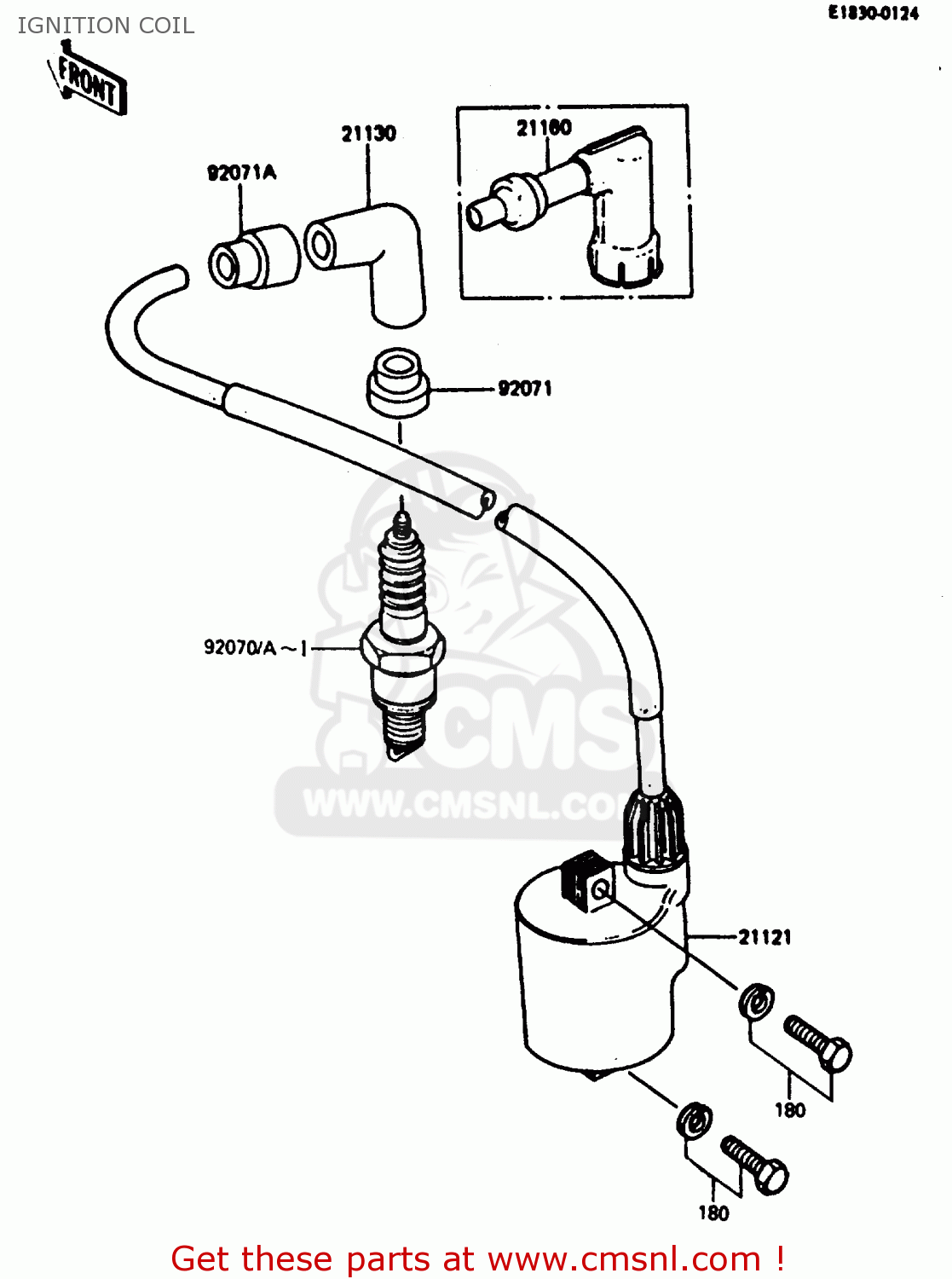 IGNITION COIL AR50C5 1987 EUROPE UK GR