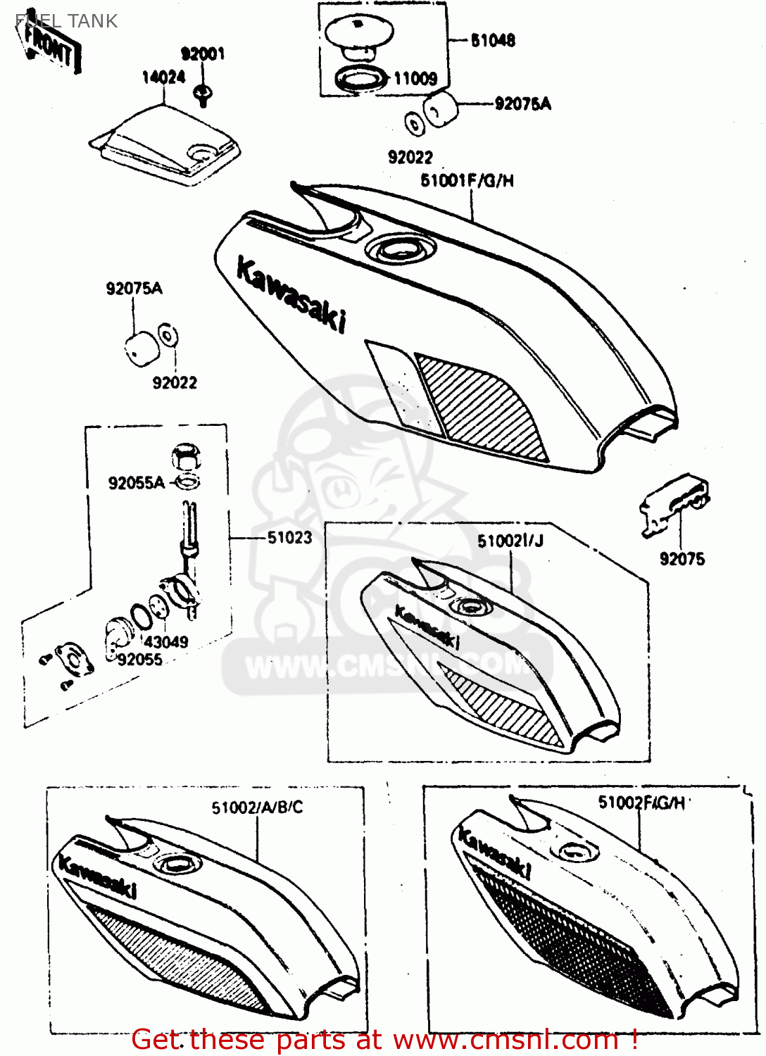 FUEL TANK AR50C5 1987 EUROPE UK GR