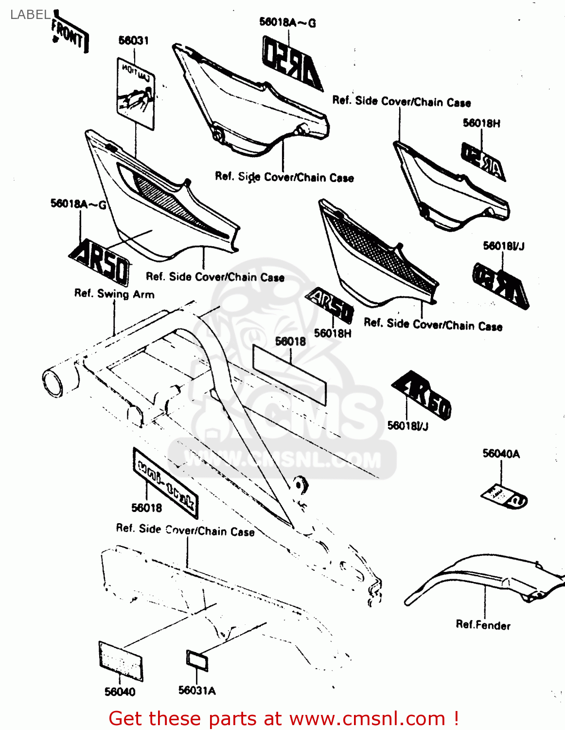 LABEL AR50C5 1987 EUROPE UK GR
