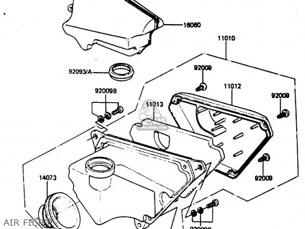 AIR FILTER - AR50C5 1987 EUROPE UK GR