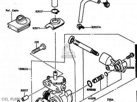 OIL PUMP - AR50C5 1987 EUROPE UK GR