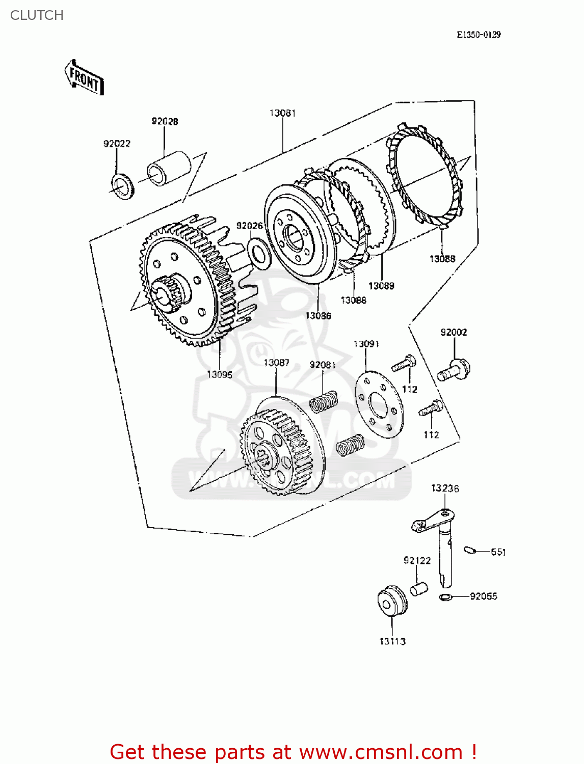 CLUTCH AR50C6 1988 EUROPE UK GR
