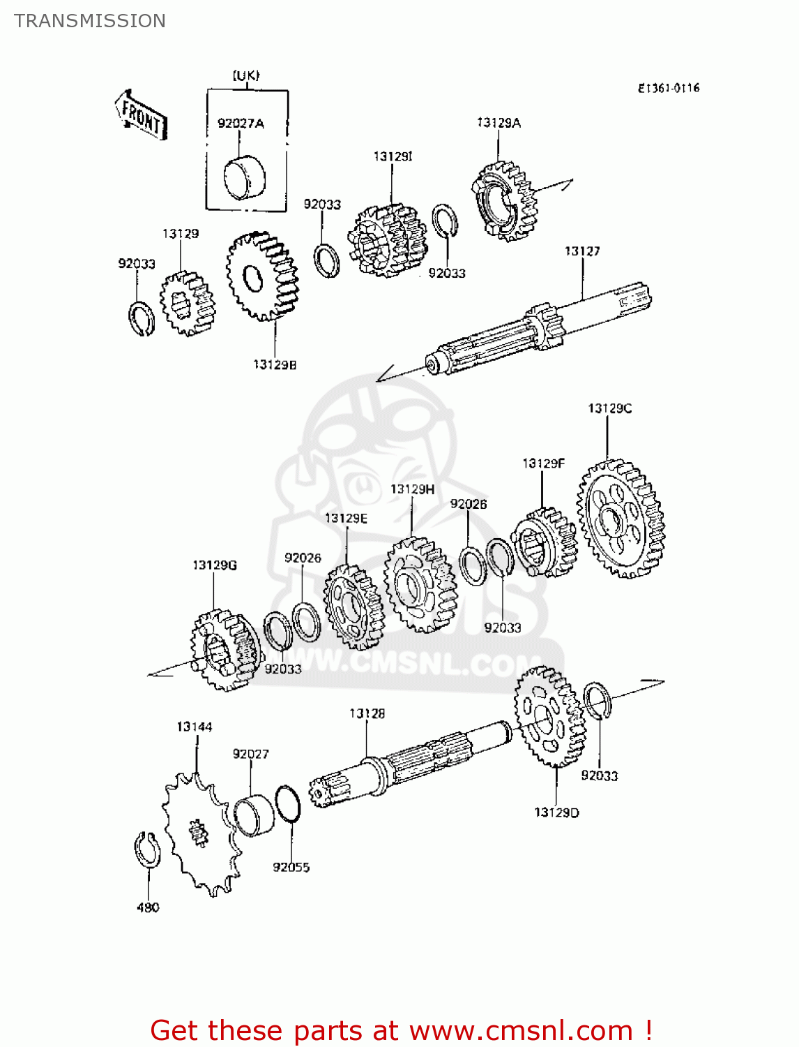TRANSMISSION AR50C6 1988 EUROPE UK GR