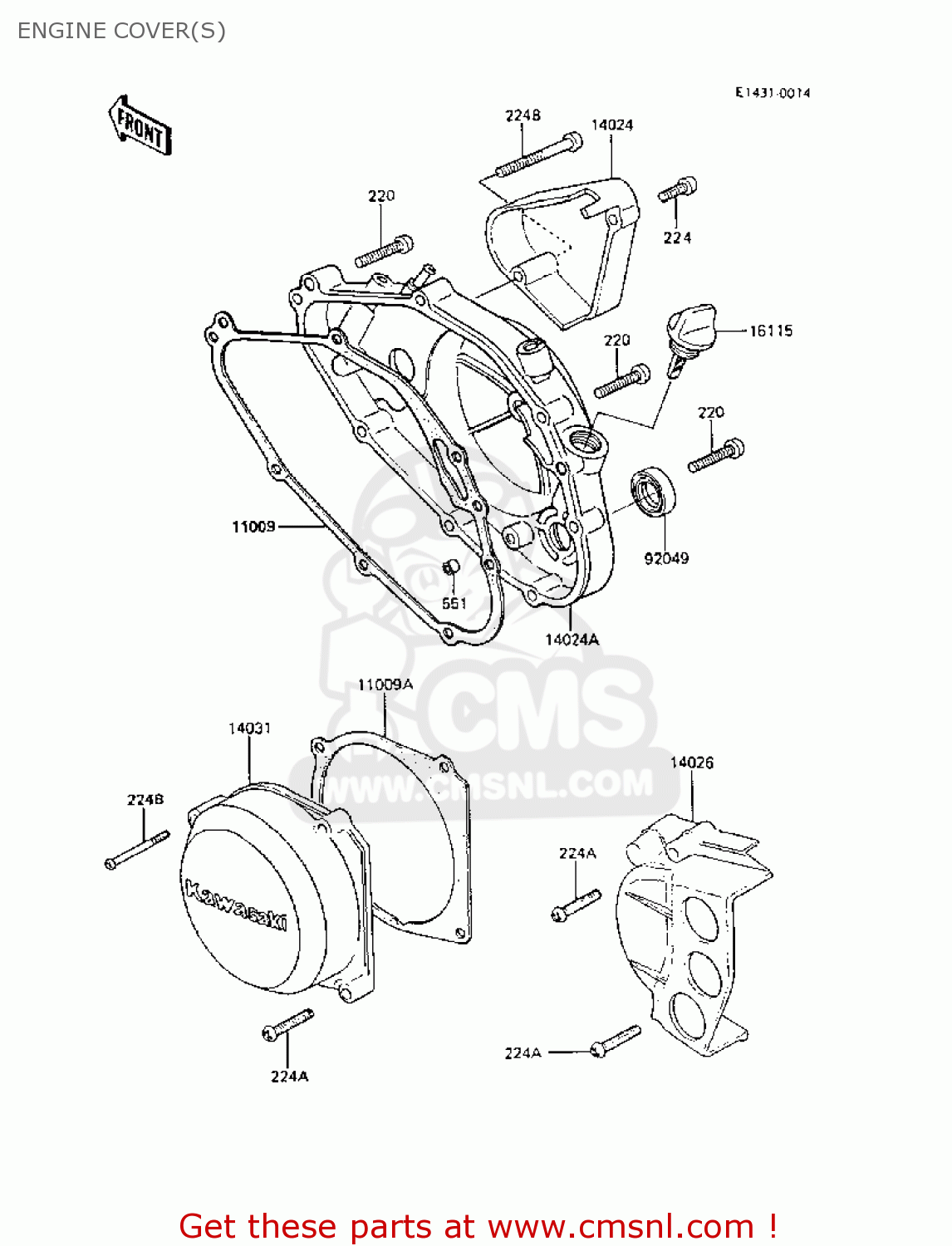 ENGINE COVER(S) AR50C6 1988 EUROPE UK GR