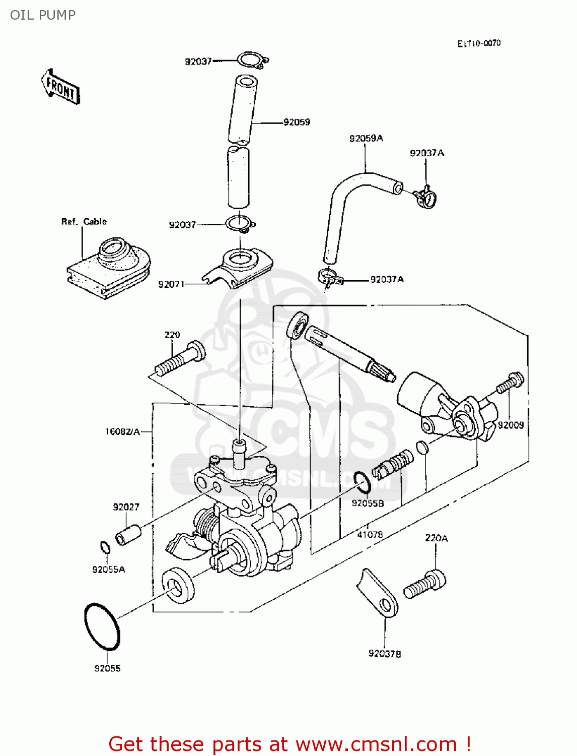 OIL PUMP AR50C6 1988 EUROPE UK GR