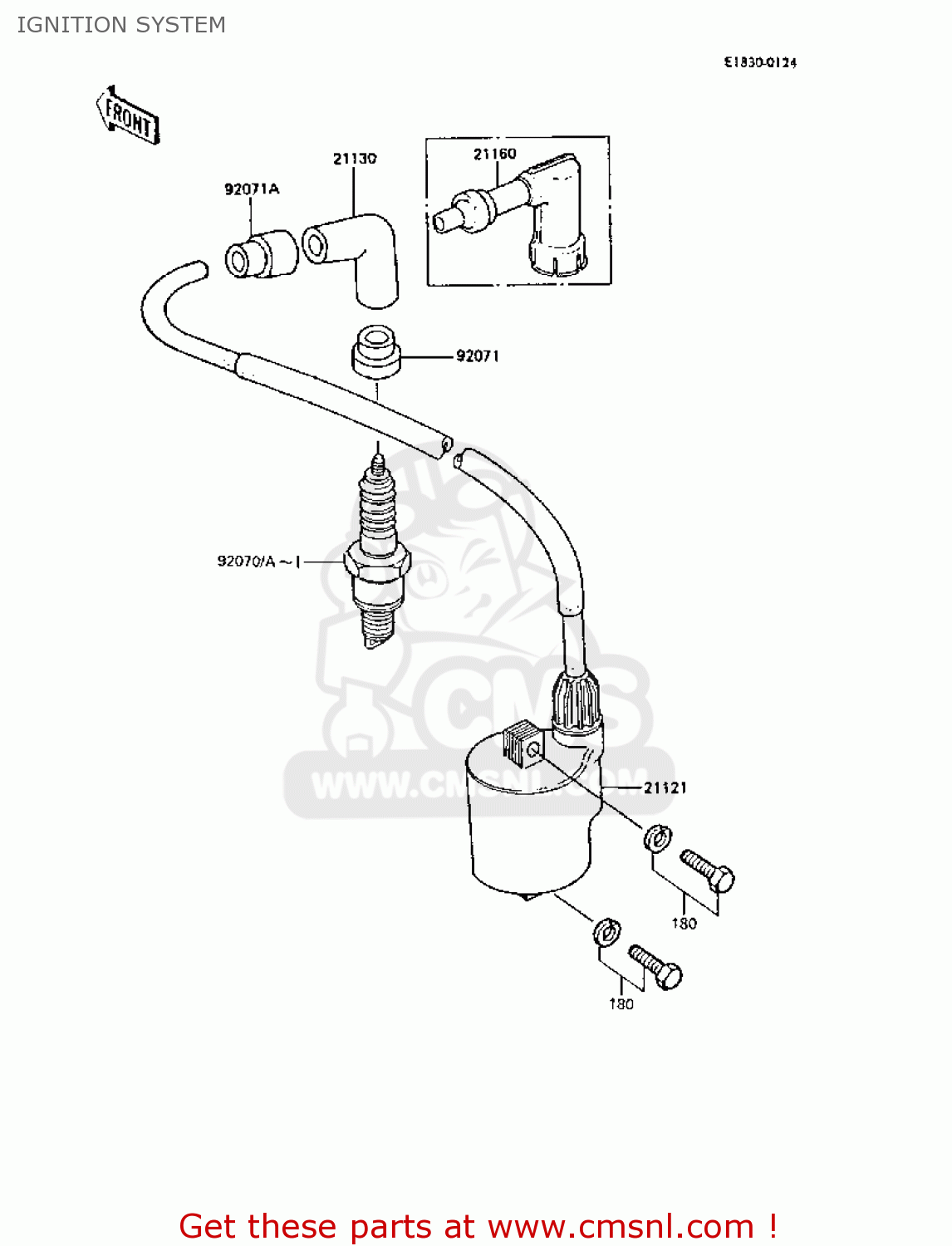 IGNITION SYSTEM AR50C6 1988 EUROPE UK GR