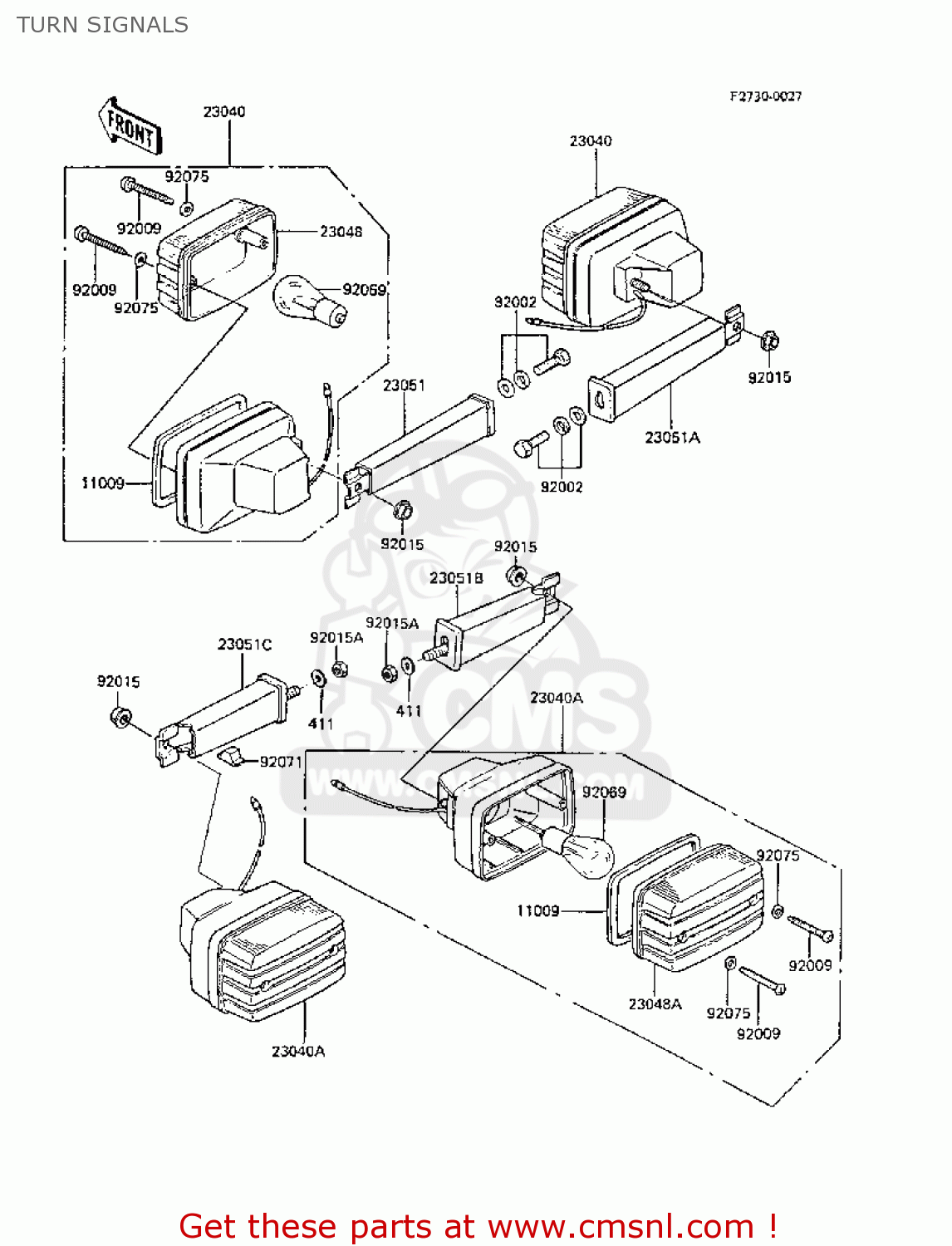 TURN SIGNALS AR50C6 1988 EUROPE UK GR