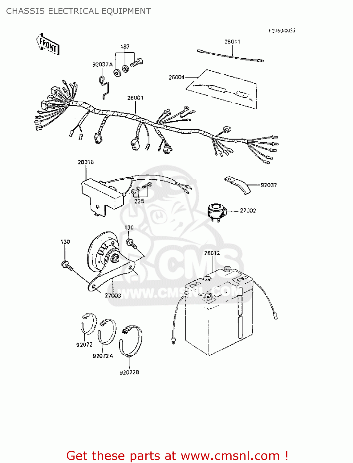 CHASSIS ELECTRICAL EQUIPMENT AR50C6 1988 EUROPE UK GR