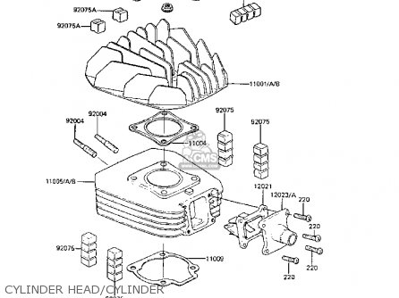 CYLINDER HEAD/CYLINDER - AR50C6 1988 EUROPE UK GR