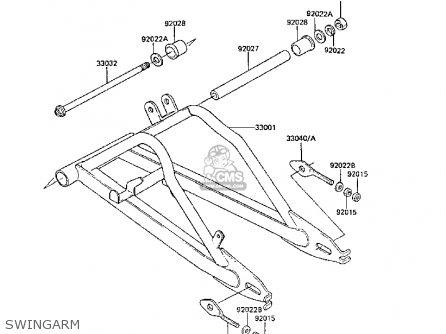 SWINGARM - AR50C6 1988 EUROPE UK GR