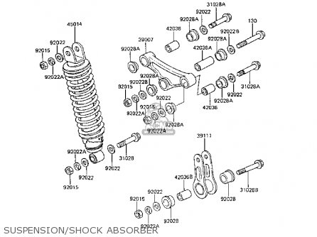 SUSPENSION/SHOCK ABSORBER - AR50C6 1988 EUROPE UK GR
