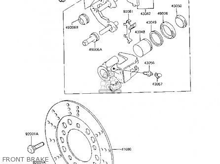 FRONT BRAKE - AR50C6 1988 EUROPE UK GR
