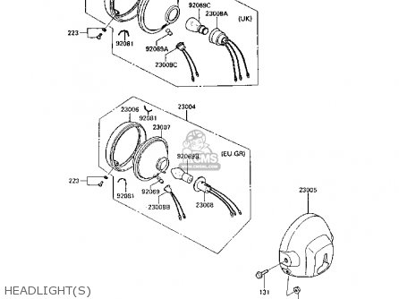 HEADLIGHT(S) - AR50C6 1988 EUROPE UK GR