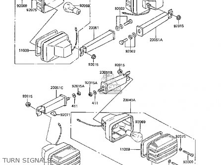 TURN SIGNALS - AR50C6 1988 EUROPE UK GR