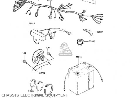 CHASSIS ELECTRICAL EQUIPMENT - AR50C6 1988 EUROPE UK GR