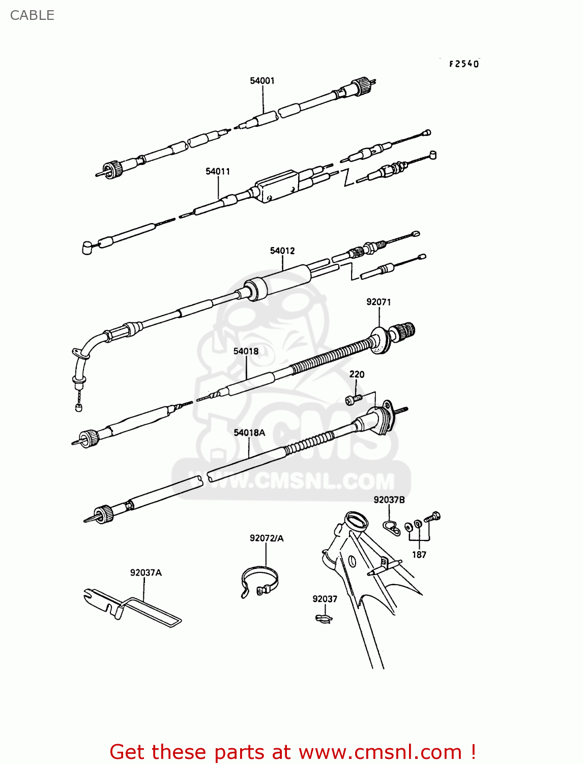 CABLE AR50C7 1989 EUROPE UK NL GR SA