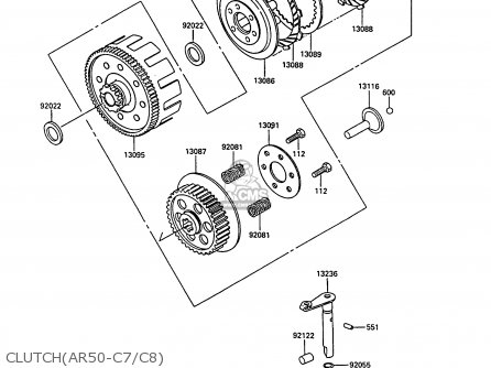 CLUTCH(AR50-C7/C8) - AR50C7 1989 EUROPE UK NL GR SA