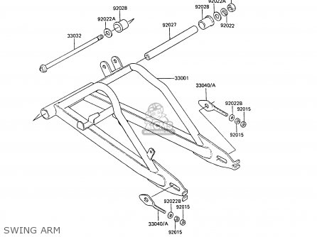 SWING ARM - AR50C7 1989 EUROPE UK NL GR SA