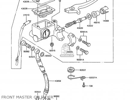 FRONT MASTER CYLINDER - AR50C7 1989 EUROPE UK NL GR SA