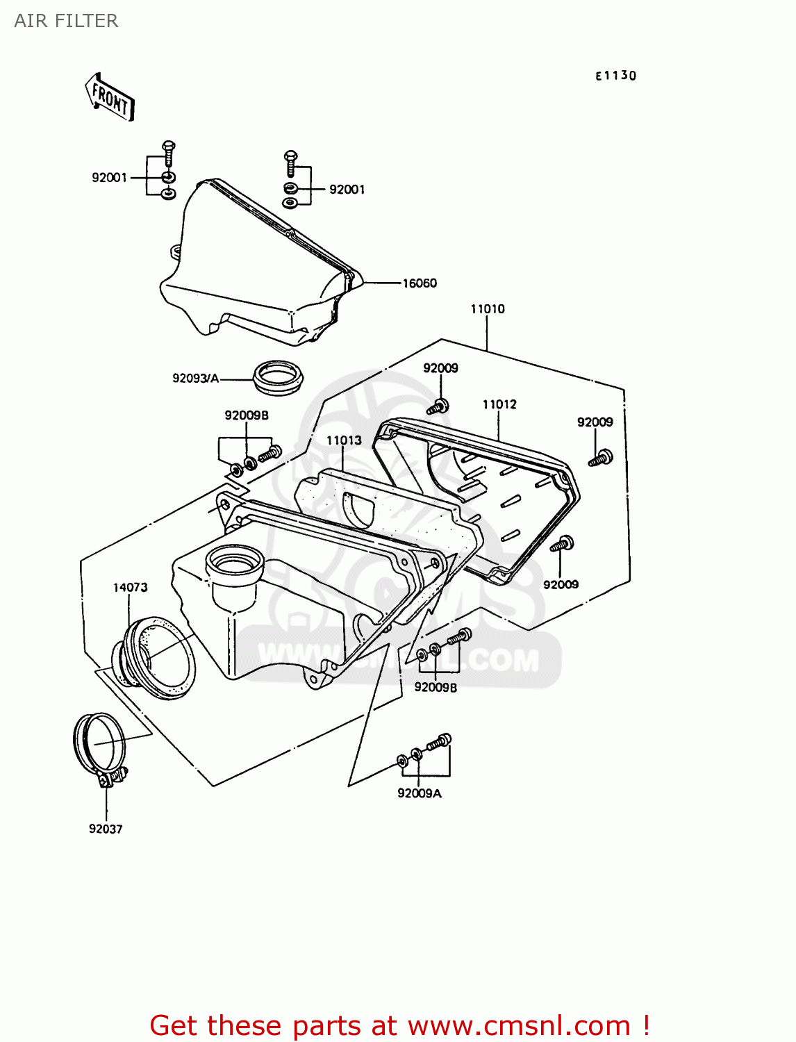 AIR FILTER AR50C8 1990 EUROPE UK NL GR SA