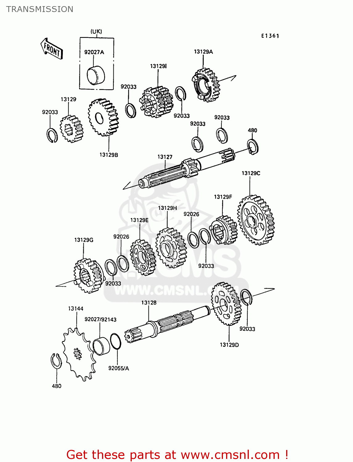 TRANSMISSION AR50C8 1990 EUROPE UK NL GR SA