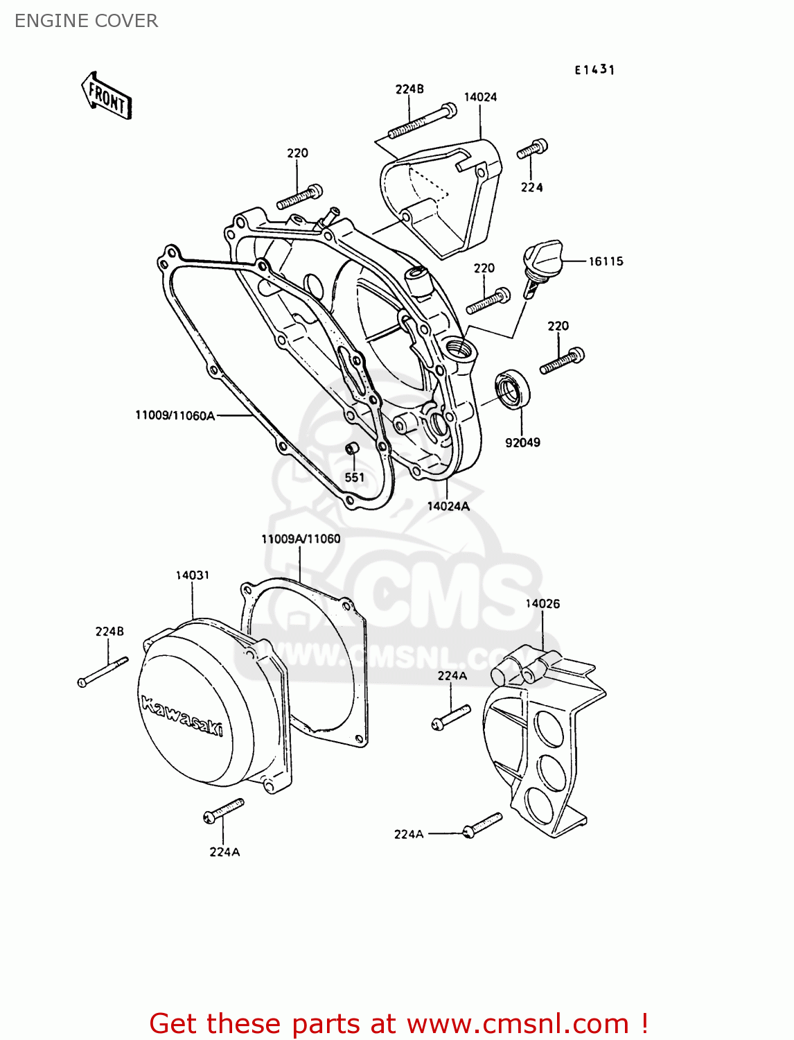 ENGINE COVER AR50C8 1990 EUROPE UK NL GR SA